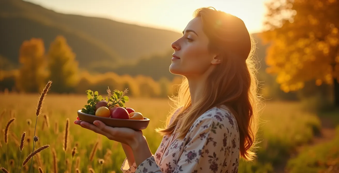 Personne au Québec en pleine nature, illustrant la santé naturelle et l'acteur principal de sa vitalité