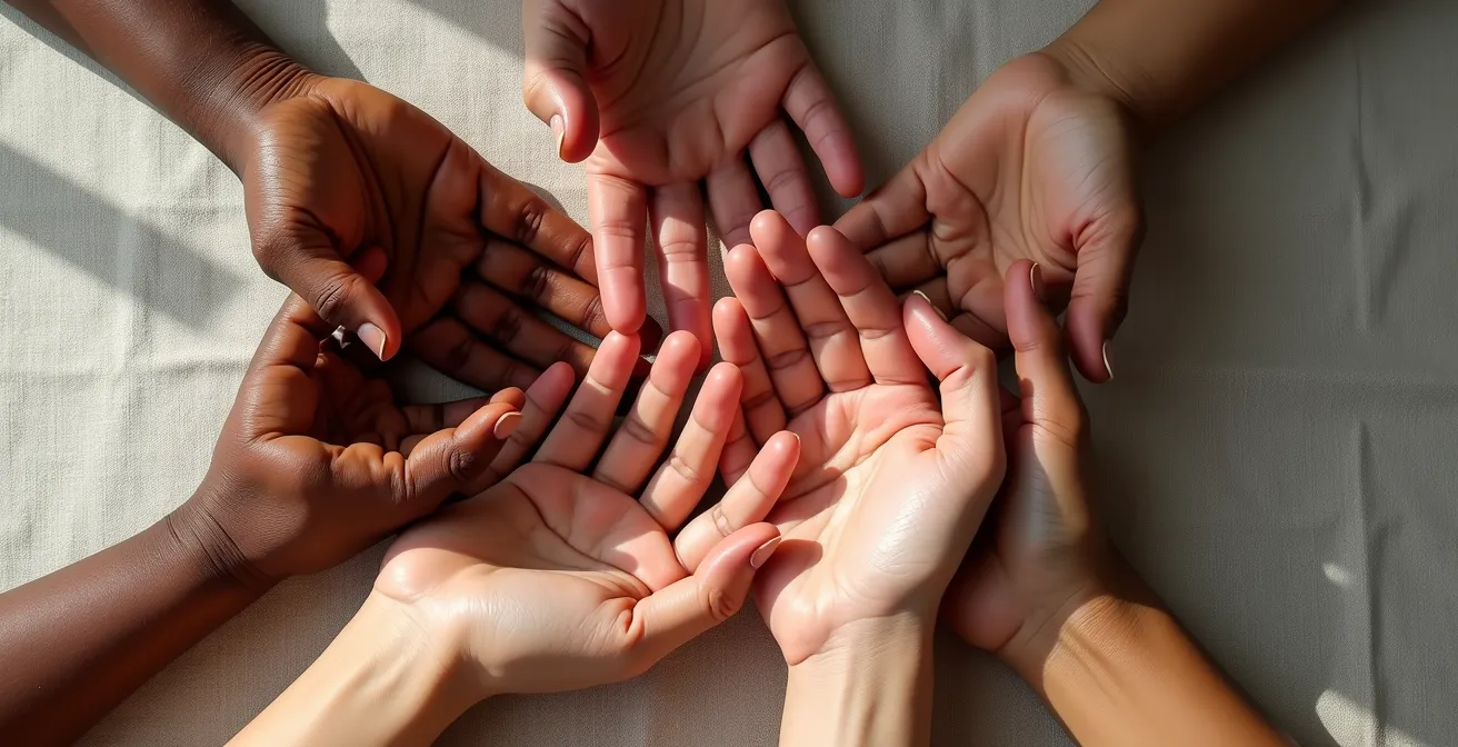Portrait symbolisant l'acceptation de soi avec le vitiligo