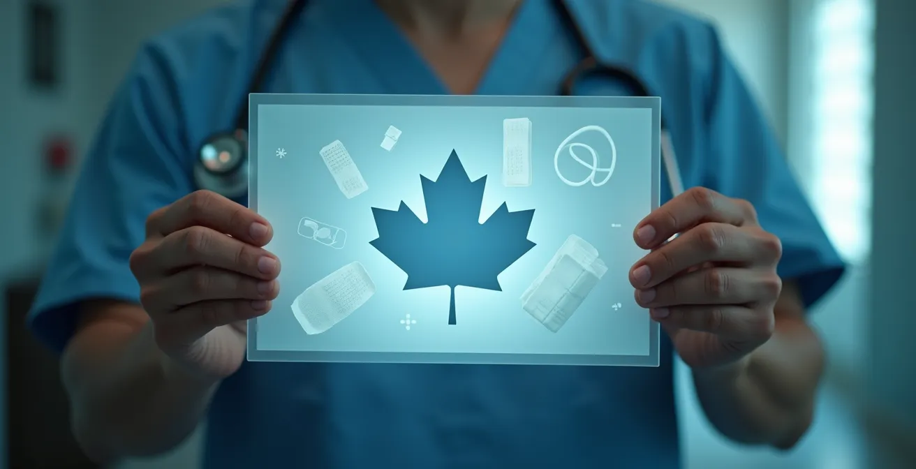 Représentation symbolique de la protection des données en télémédecine